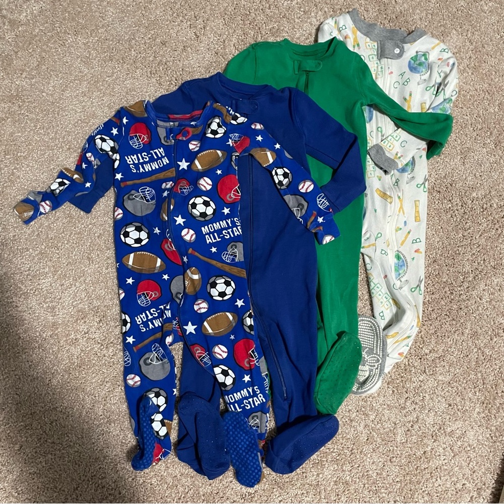 SET OF 4 - 18 month pajamas